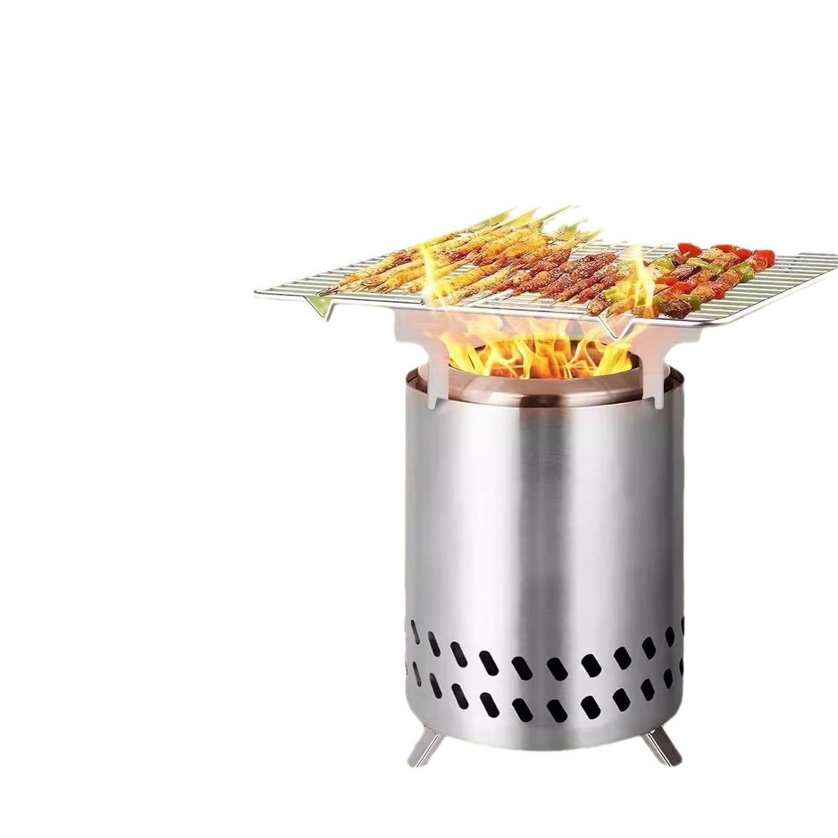 cuisinière en acier inoxydable 