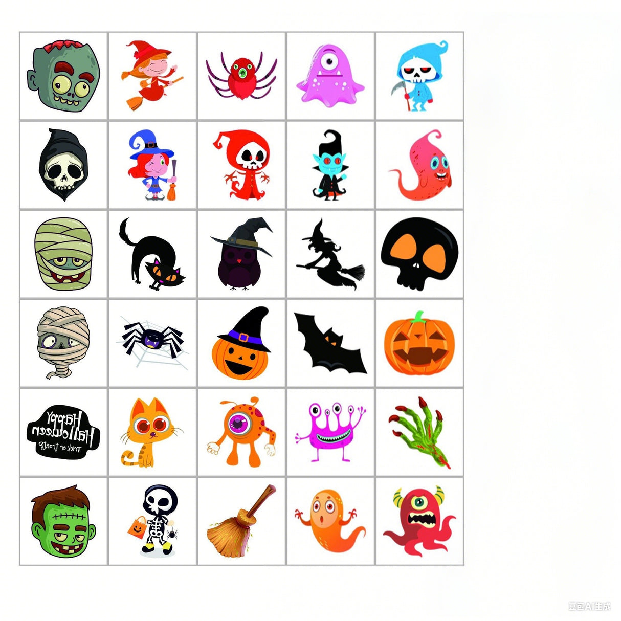 Tatouage temporaire 5x7 pouces 