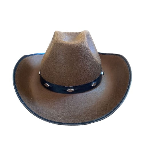 Chapeau de cowboy en feutre pour adulte 