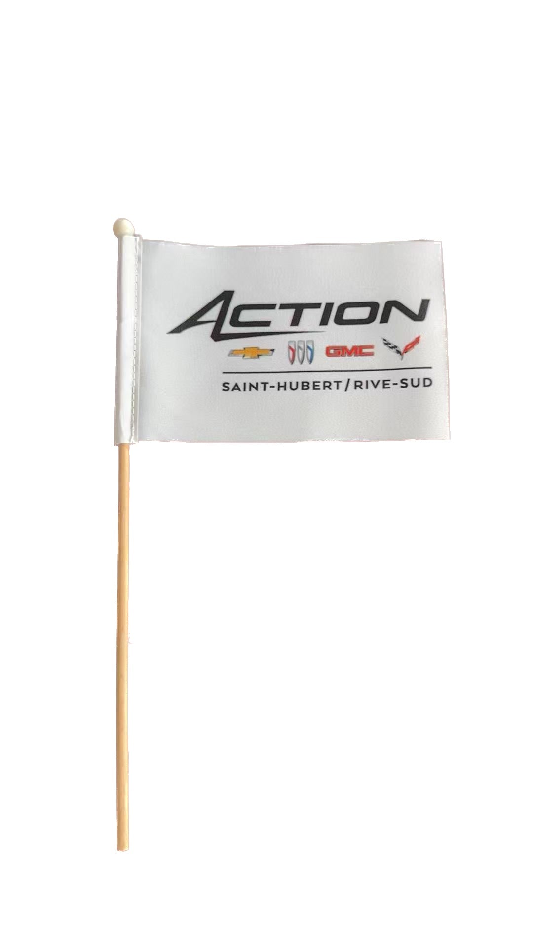 Drapeau double couleur à main levée 