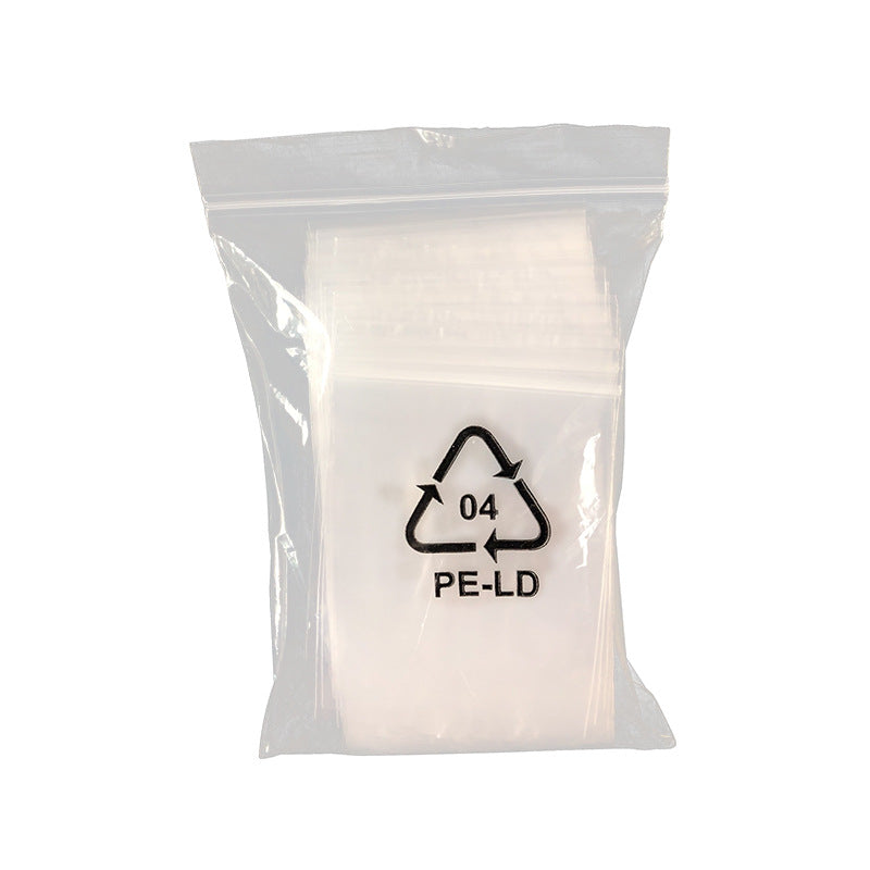 Pochette en plastique auto-scellante 