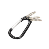 Porte-clés mousqueton en aluminium 