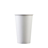 Gobelet en papier double couche de 16 oz avec couvercle 