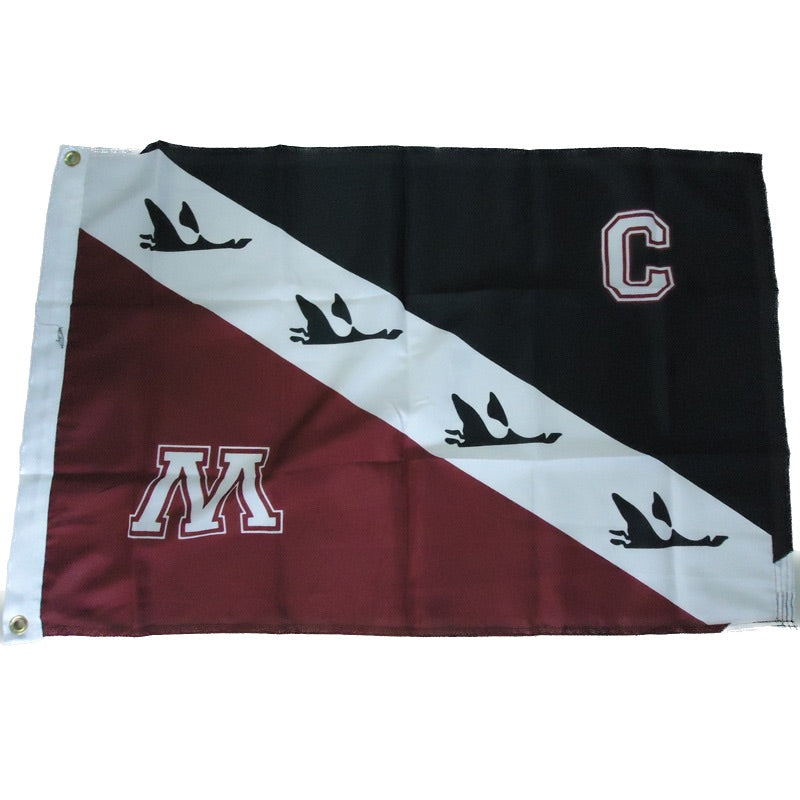 Drapeau en nylon double couche 