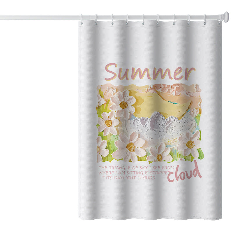 Rideau de douche 70,87 x 48 pouces 