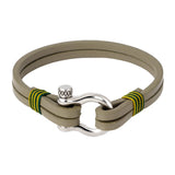 Bracelet corde en acier titane 