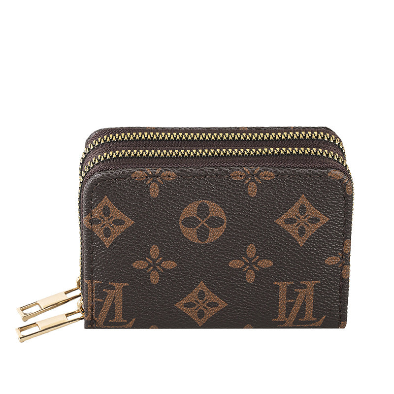 Double Zipper Vintage Wallet