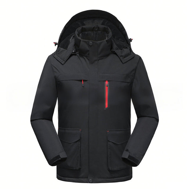 Men Intelligent Heating Three Zone Hard Shell Jacket