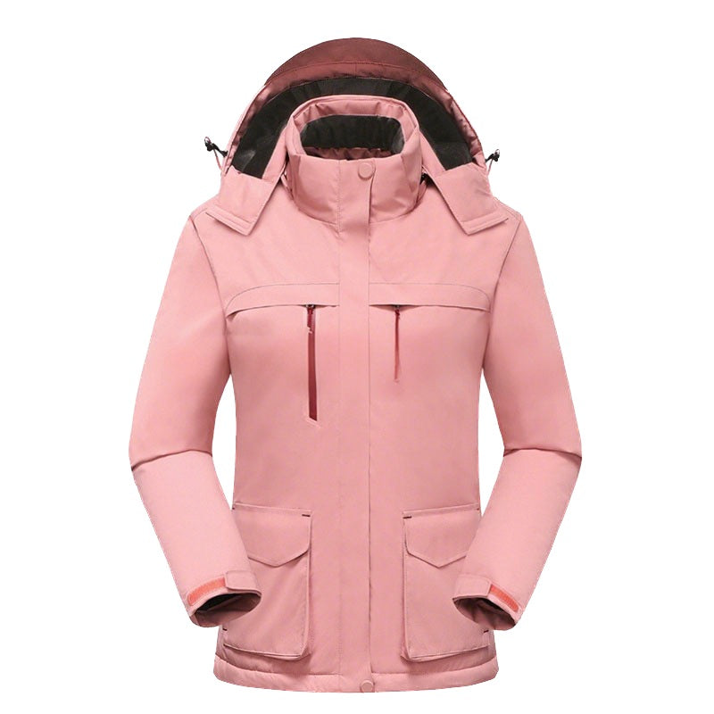 Women Intelligent Heating Three Zone Hard Shell Jacket