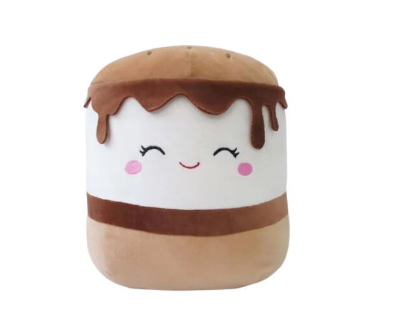 Oreiller S'mores de 4 pouces 