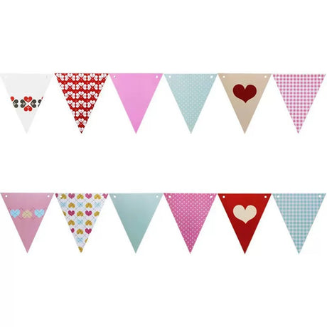 Paper Triangular String Pennants