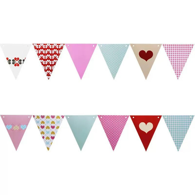 Paper Triangular String Pennants