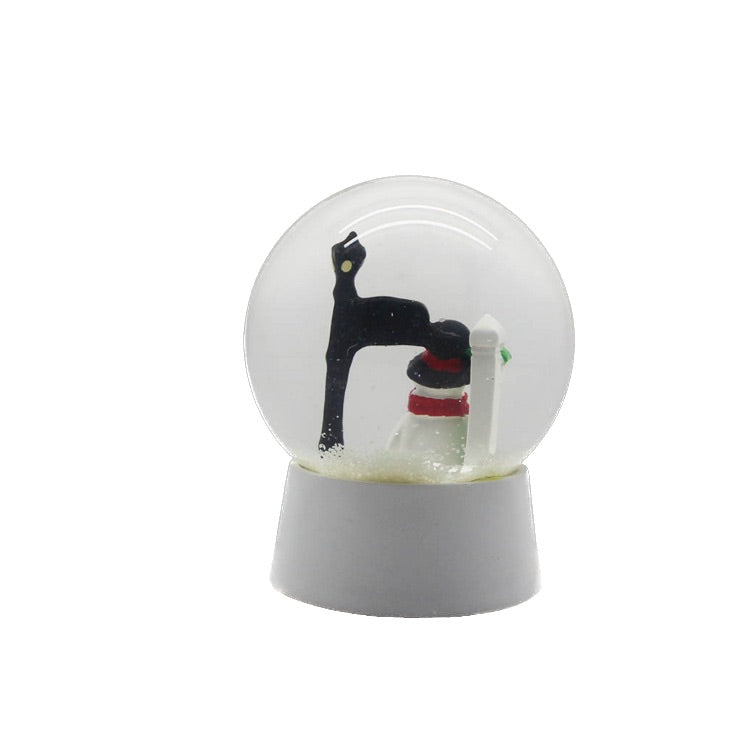 Christmas Snowman Snow Globe