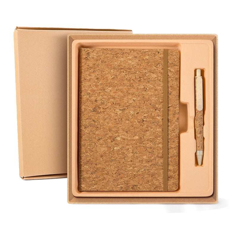 Straw Notebook And Pen Set