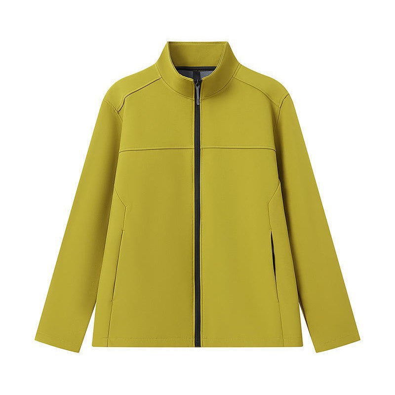 Stand Collar Zip Up Jacket