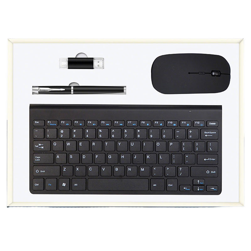 Wireless Keyboard And Mouse 4 Pcs Set