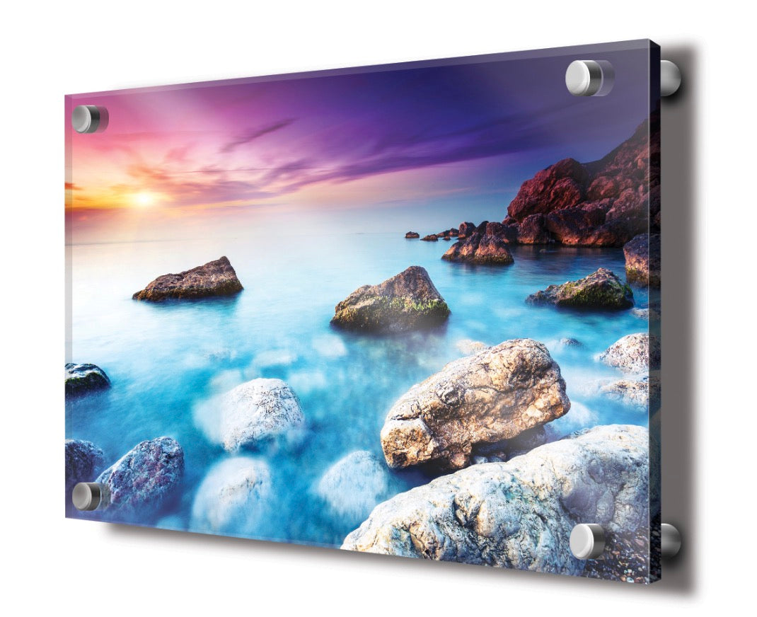 Panneau de bureau en acrylique ou en verre 