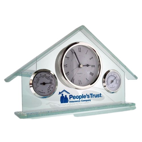 Horloge de bureau avec arche en acrylique 