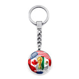 World Cup Cheer Double-sided Patterned Keychain