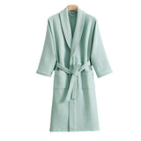 Cotton Waffle Style Bathrobe