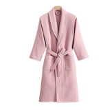Cotton Waffle Style Bathrobe