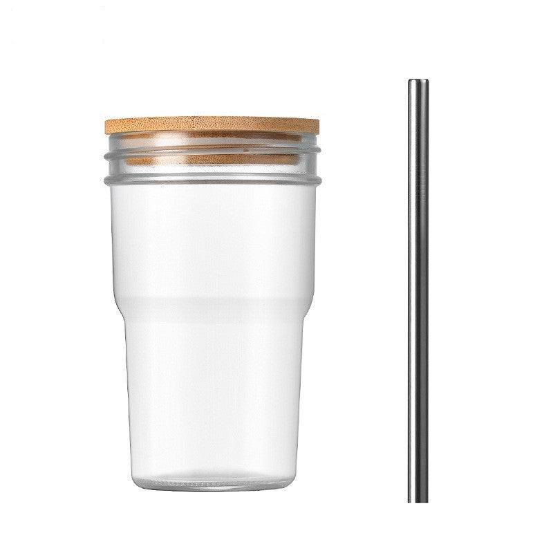 500ml Stainless Steel Straw Cup