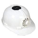 Solar Powered Cooling Fan Safety Helmet