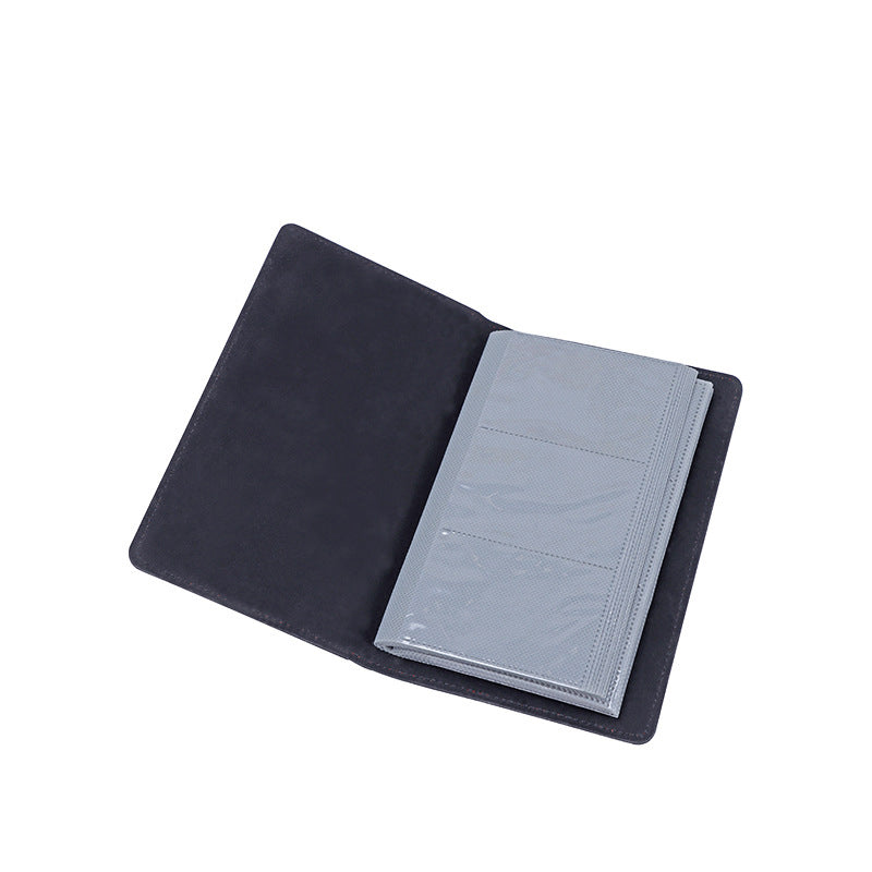 Card Collection Album With Clear Plastic Pockets