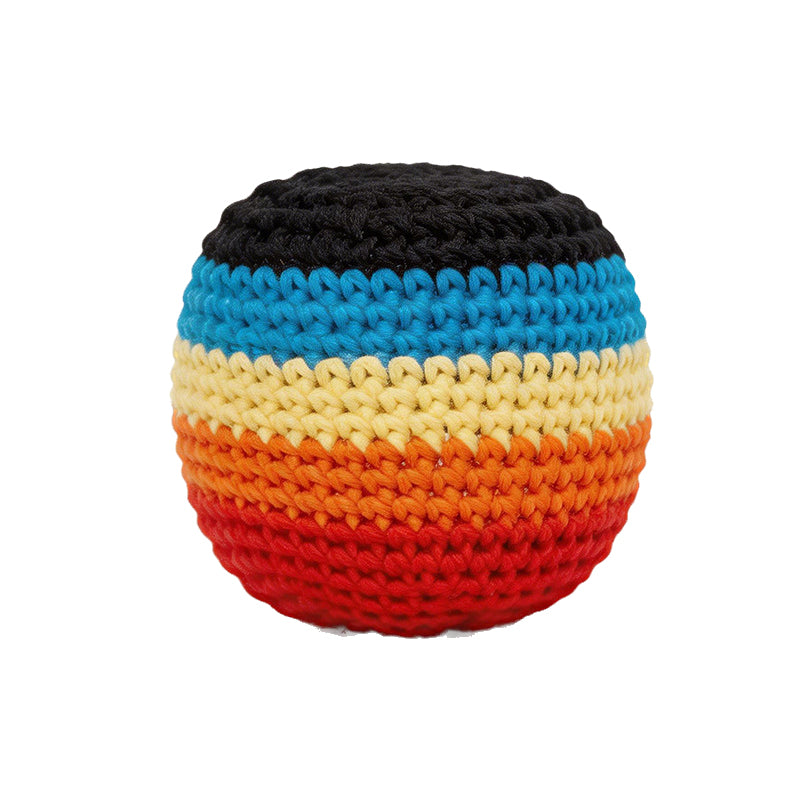 Hand Crochet Knitted Hacky Sack With Pellet Filling
