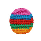 Hand Crochet Knitted Hacky Sack With Pellet Filling