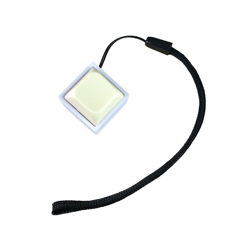 Single Key Fidget Stress Relief Toy With Lanyard