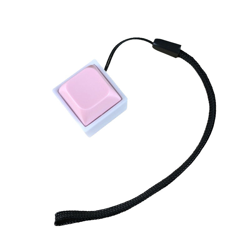 Single Key Fidget Stress Relief Toy With Lanyard