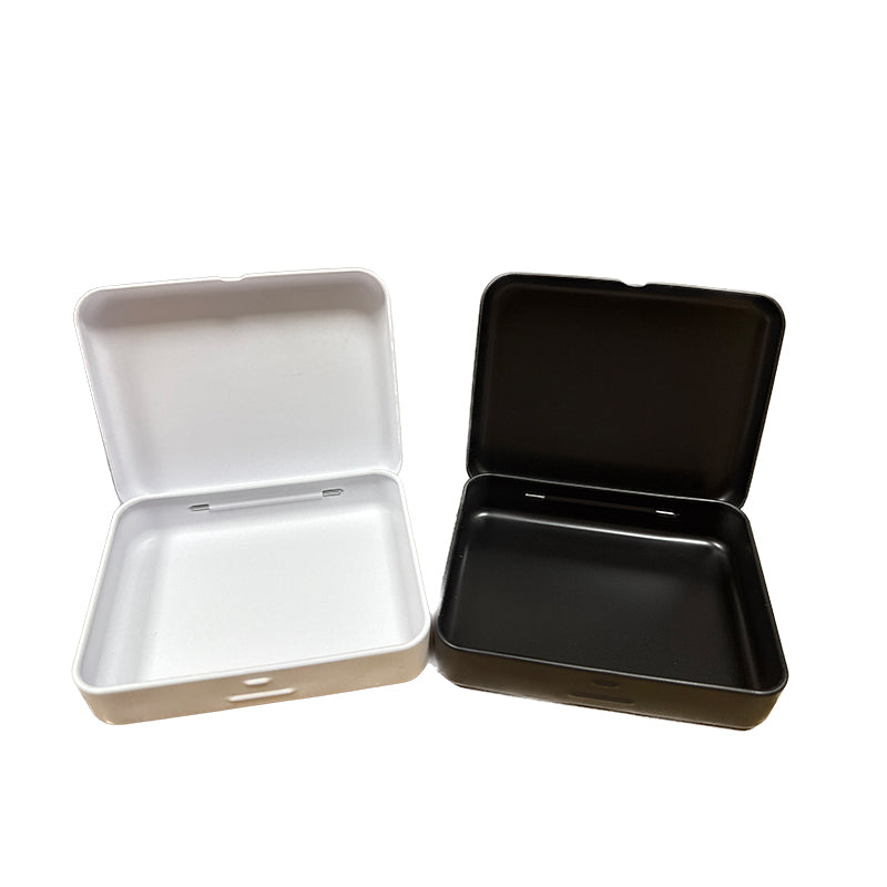 Hinged Tin Storage Box