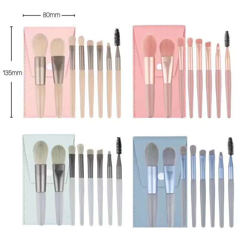 8 Pcs Makeup Brush Set