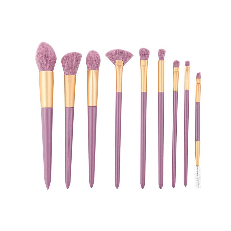 9 Pcs Makeup Brush Set