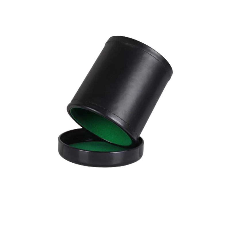 Leather Dice Cup With Lid