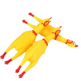 Small Rubber Chicken Squeeze Toy