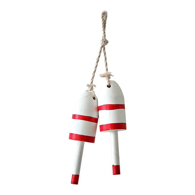 Decorative Wooden Buoy Ornament