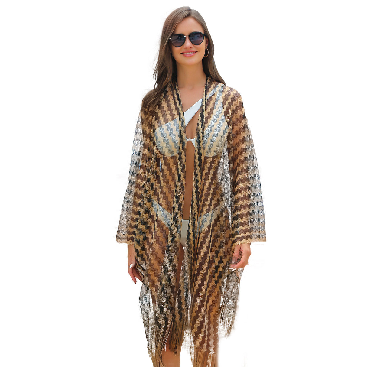 Women Wave Tassel Beach Sarong