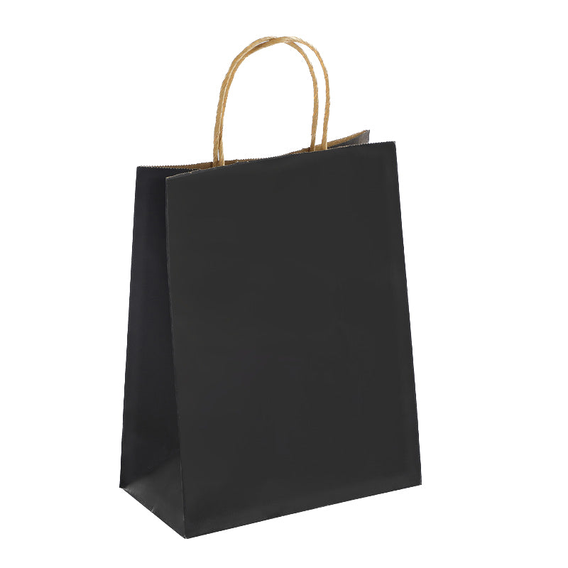 Black Paper Shopping Bag