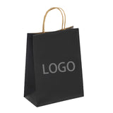 Black Paper Shopping Bag