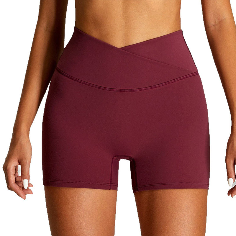 Crossover High Waist Yoga Short