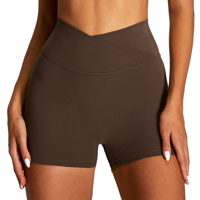 Crossover High Waist Yoga Short