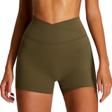 Crossover High Waist Yoga Short