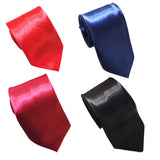 Men Solid Satin Necktie