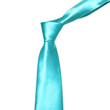 Men Solid Satin Necktie
