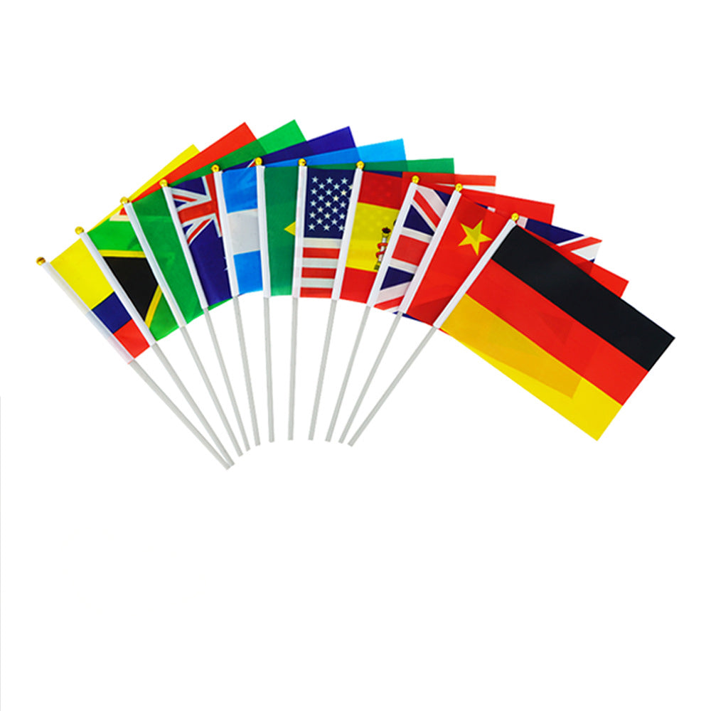 Handheld National Country Flag
