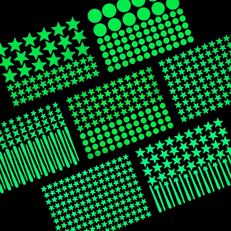 Autocollant phosphorescent 