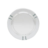 Cendrier rond en verre transparent 