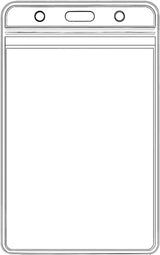 6x4 Inch Trade Show Badge Holder